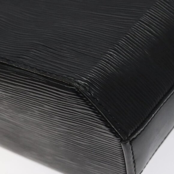 LOUIS VUITTON Epi Sac Seau Shoulder Bag Black M80161 LV Auth 126787 - Picture 4 of 16
